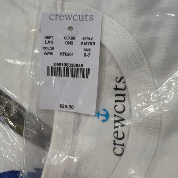 NWT J. Crew Kids' Red/White/Blue America Peace 4th of July T-Shirt - Picture 8 of 8